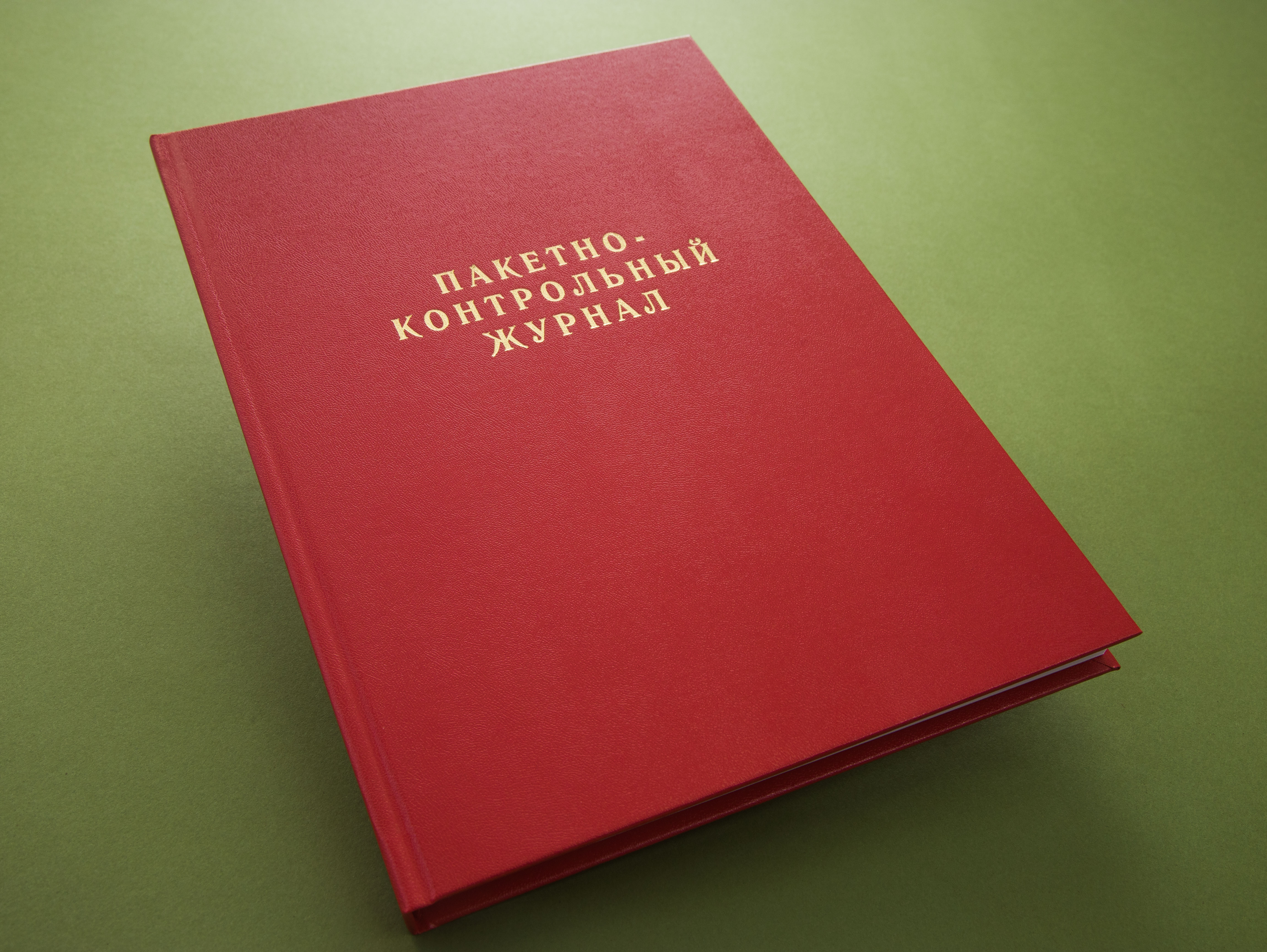 Пакетно-контрольный журнал (форма 40)
